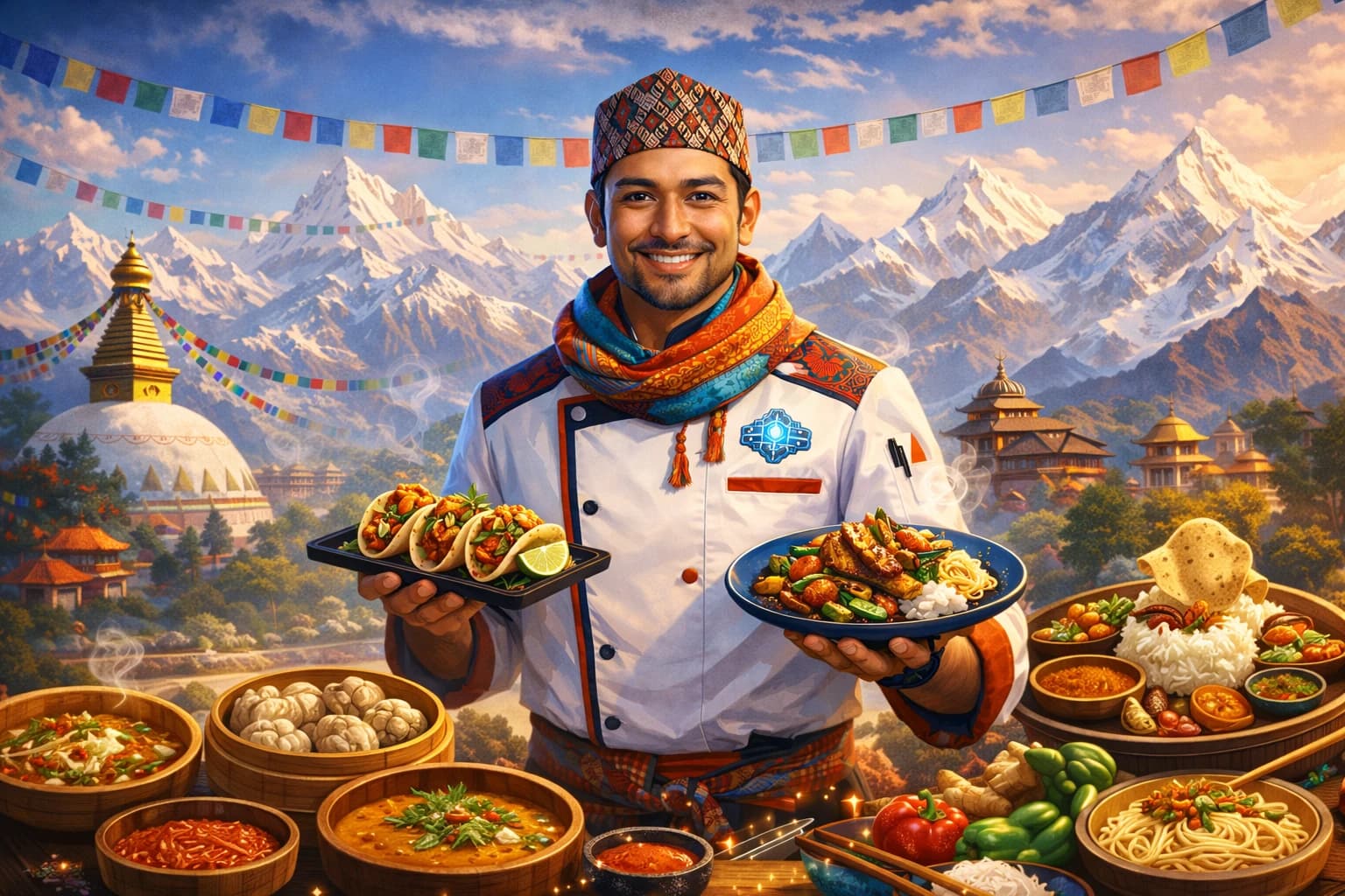 Authentic Himalayan Dining Area